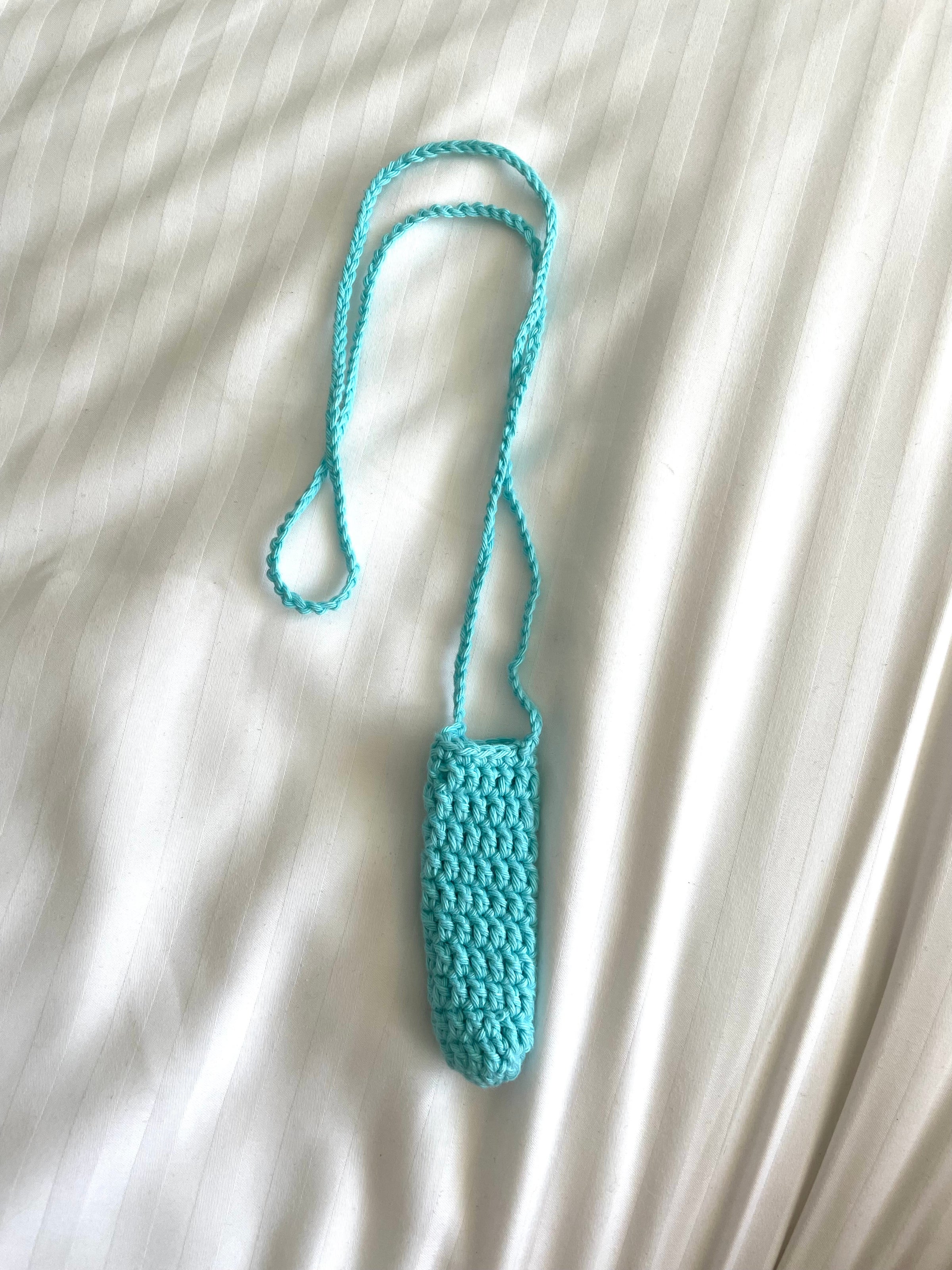 crochet vape holder Crochet Vape Holder With Neck Strap or Keychain Clip main image 0